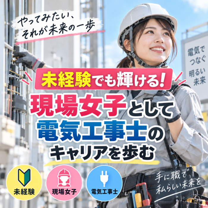 未経験でも輝ける！現場女子として電気工事士のキャリアを歩む